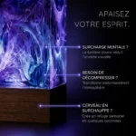 Lampe veilleuse résine Collection Astralis Lampastra – image produit vue 1