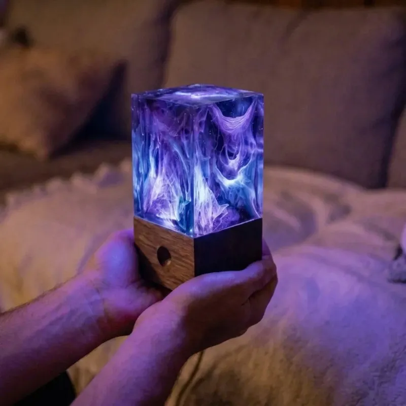Lampe veilleuse galaxie Collection Astralis de Lampastra